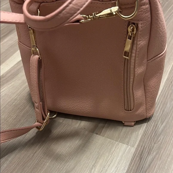 Pink Leather Backpack - Picture 3 of 6